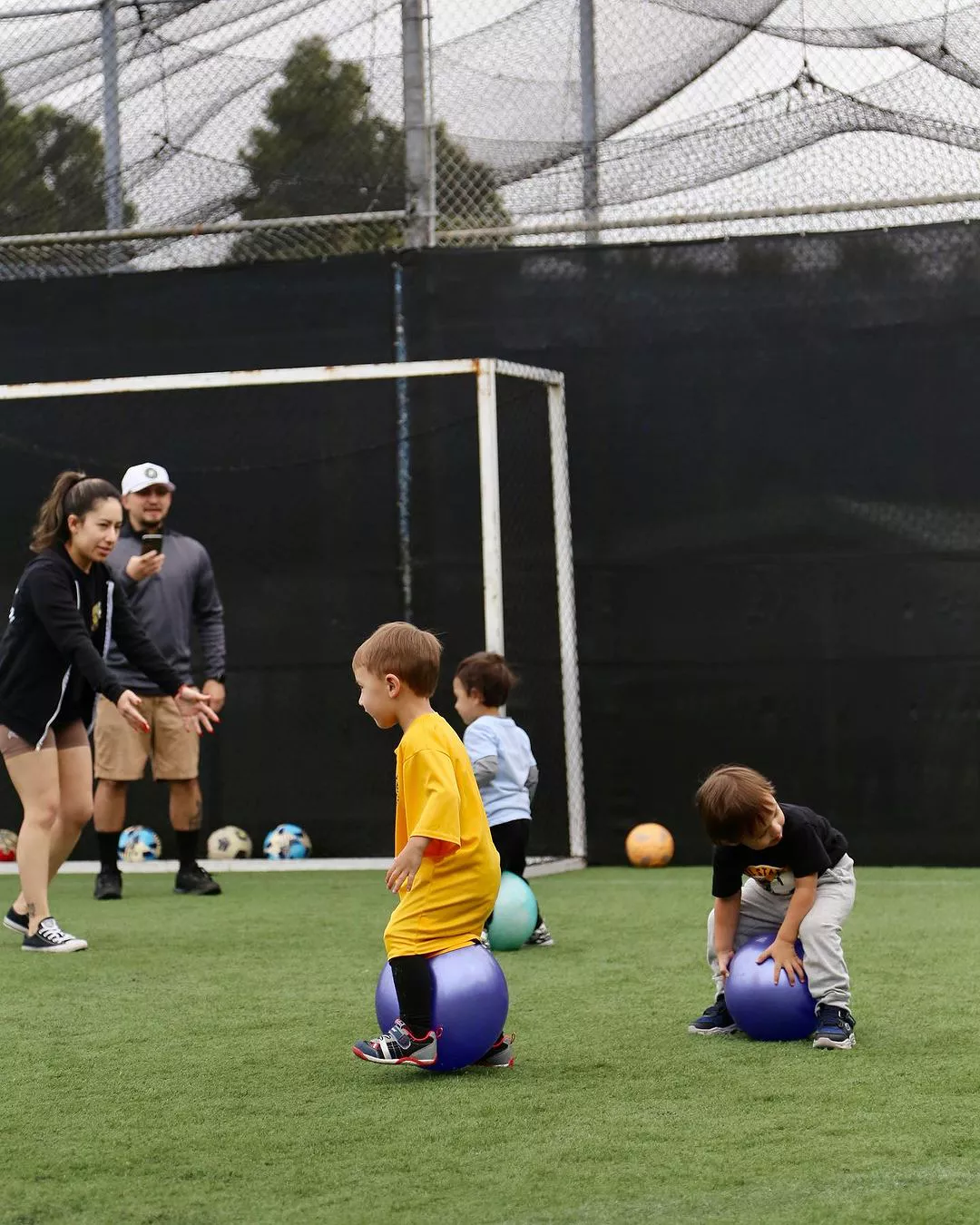Technical skills development drill in progress